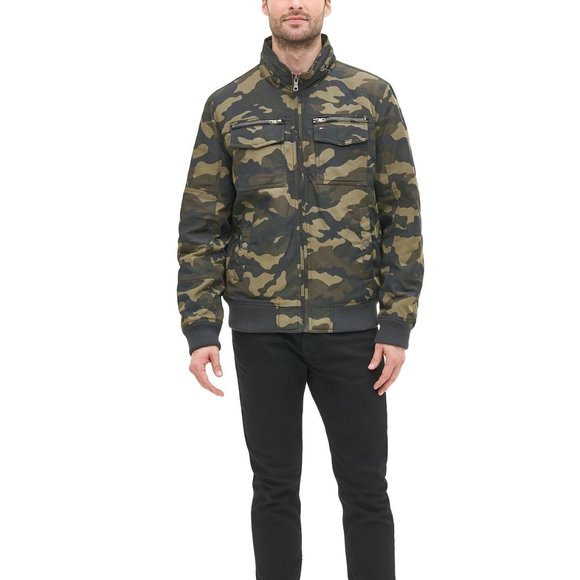 Tommy Hilfiger Men's Four-Pocket Filled Performance Bomber Jacket. - Picture 3 of 5